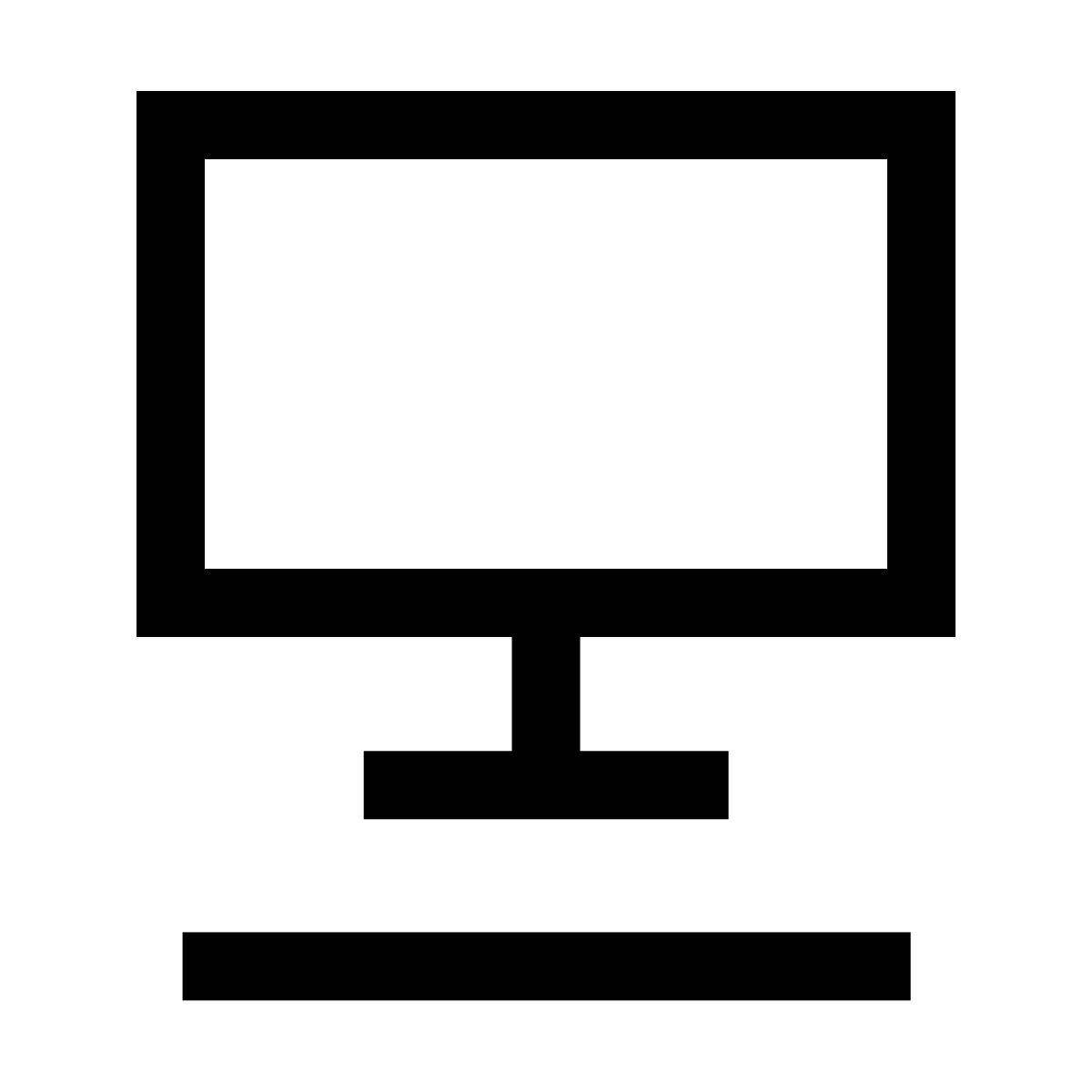 forma thin sharp style my computer icon