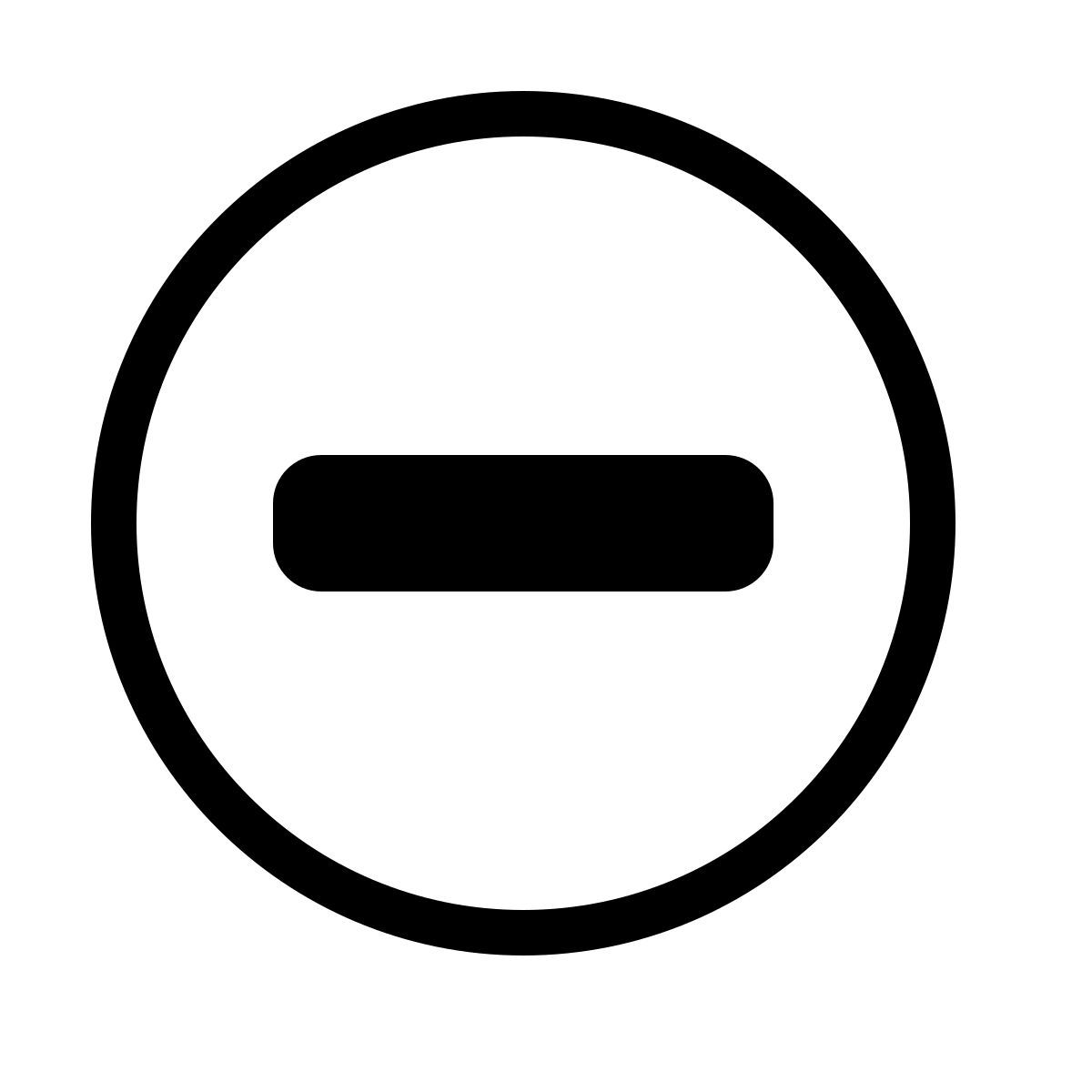 forma thin sharp style divieto di ingresso icon