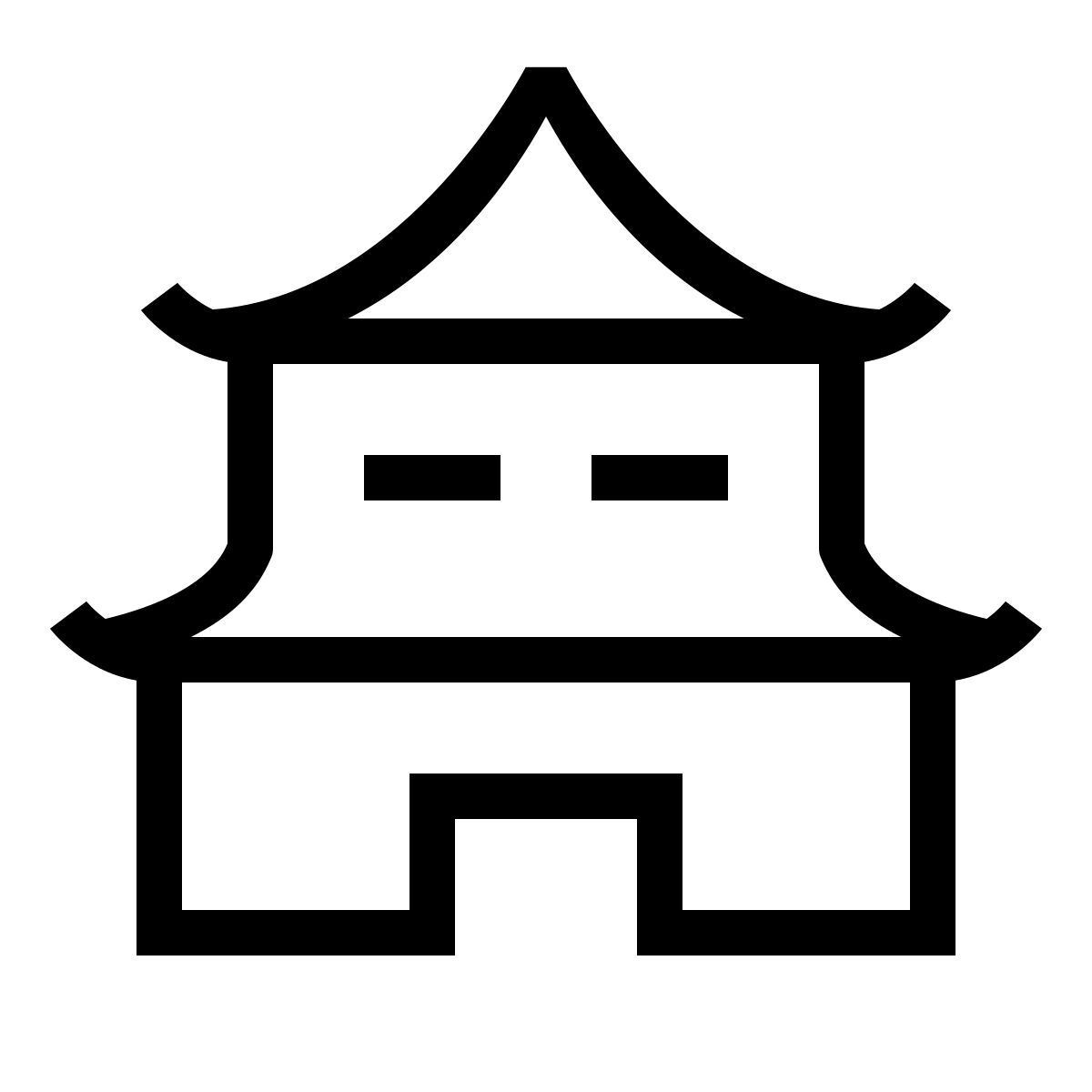 forma thin sharp style 宝塔 icon