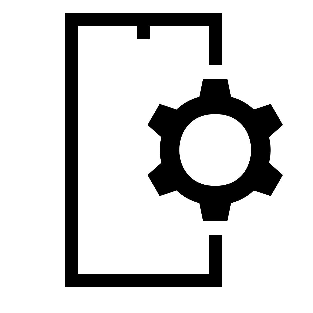 forma thin sharp style phonelink 설정 icon
