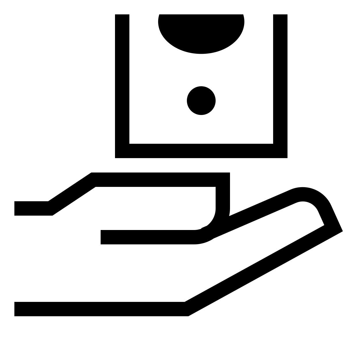 forma thin sharp style refund icon