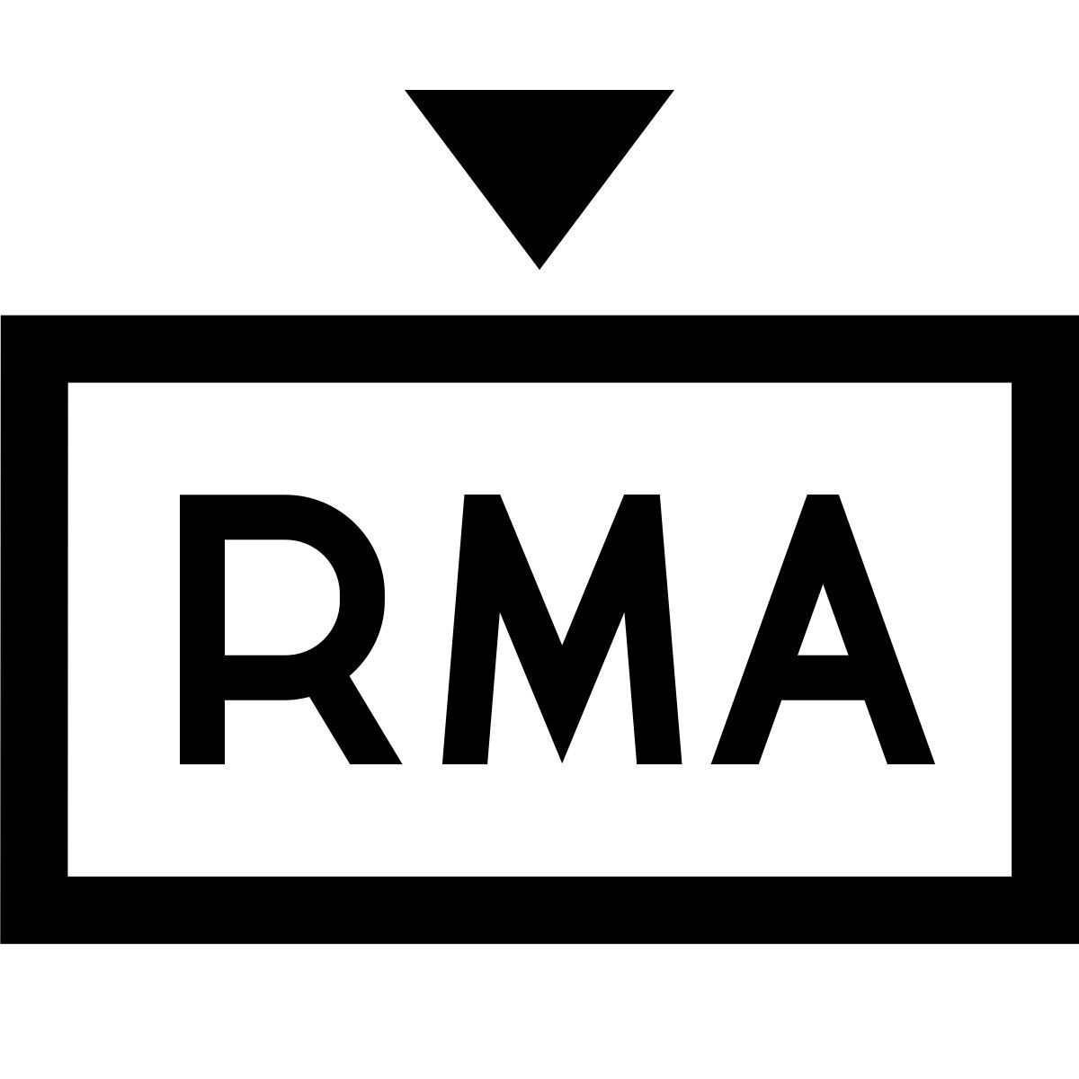 forma thin sharp style return merchandise authorization icon