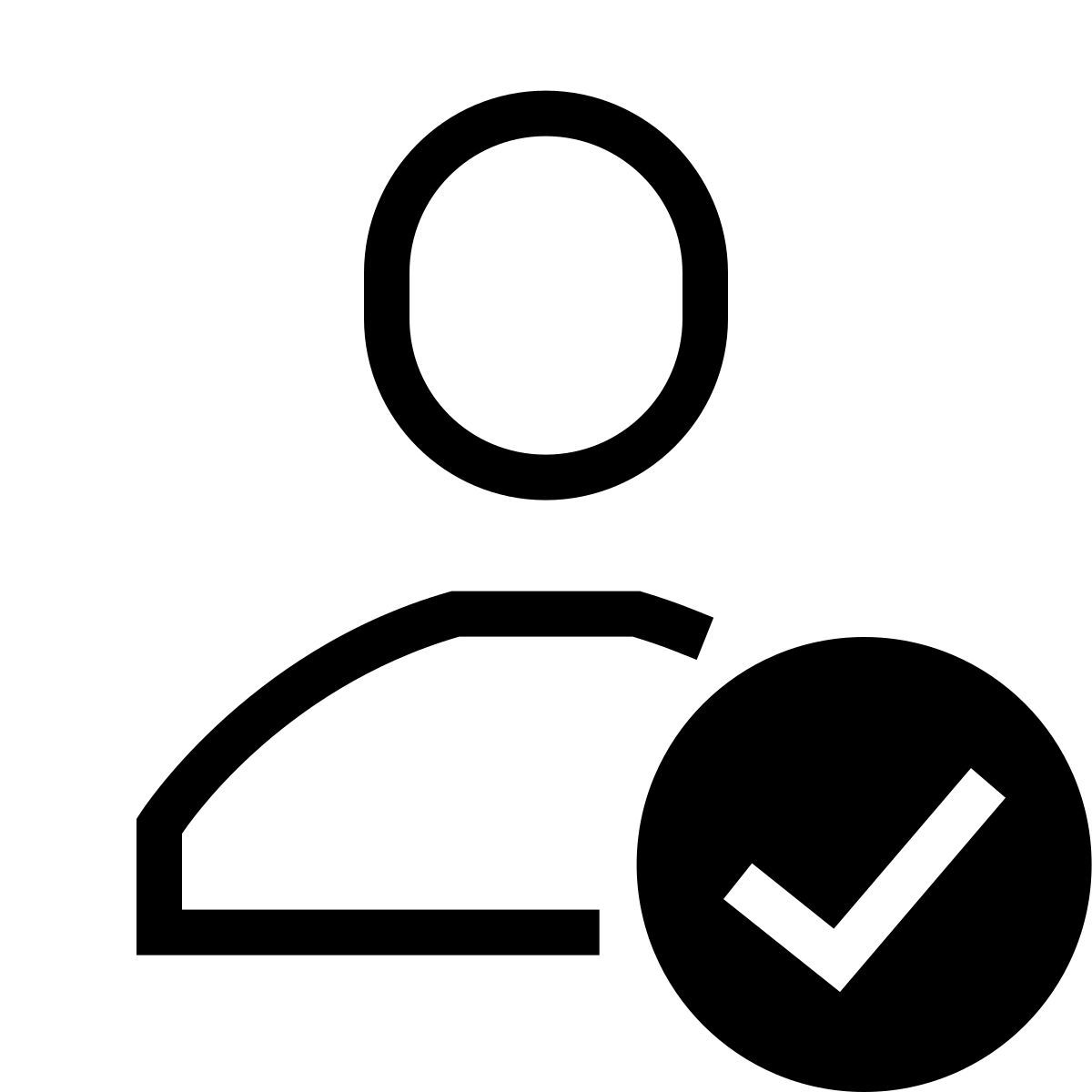 forma thin sharp style 男评论员 icon