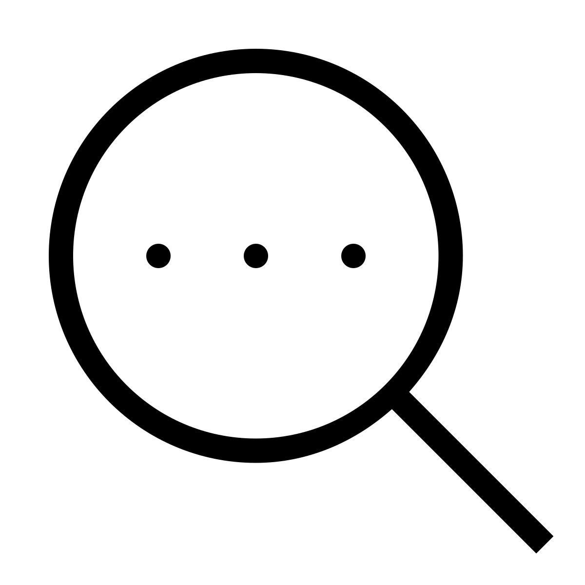 forma thin sharp style search more icon