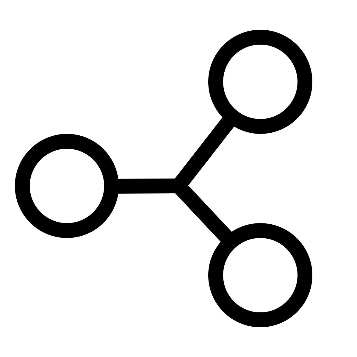 forma thin sharp style partager 2 icon