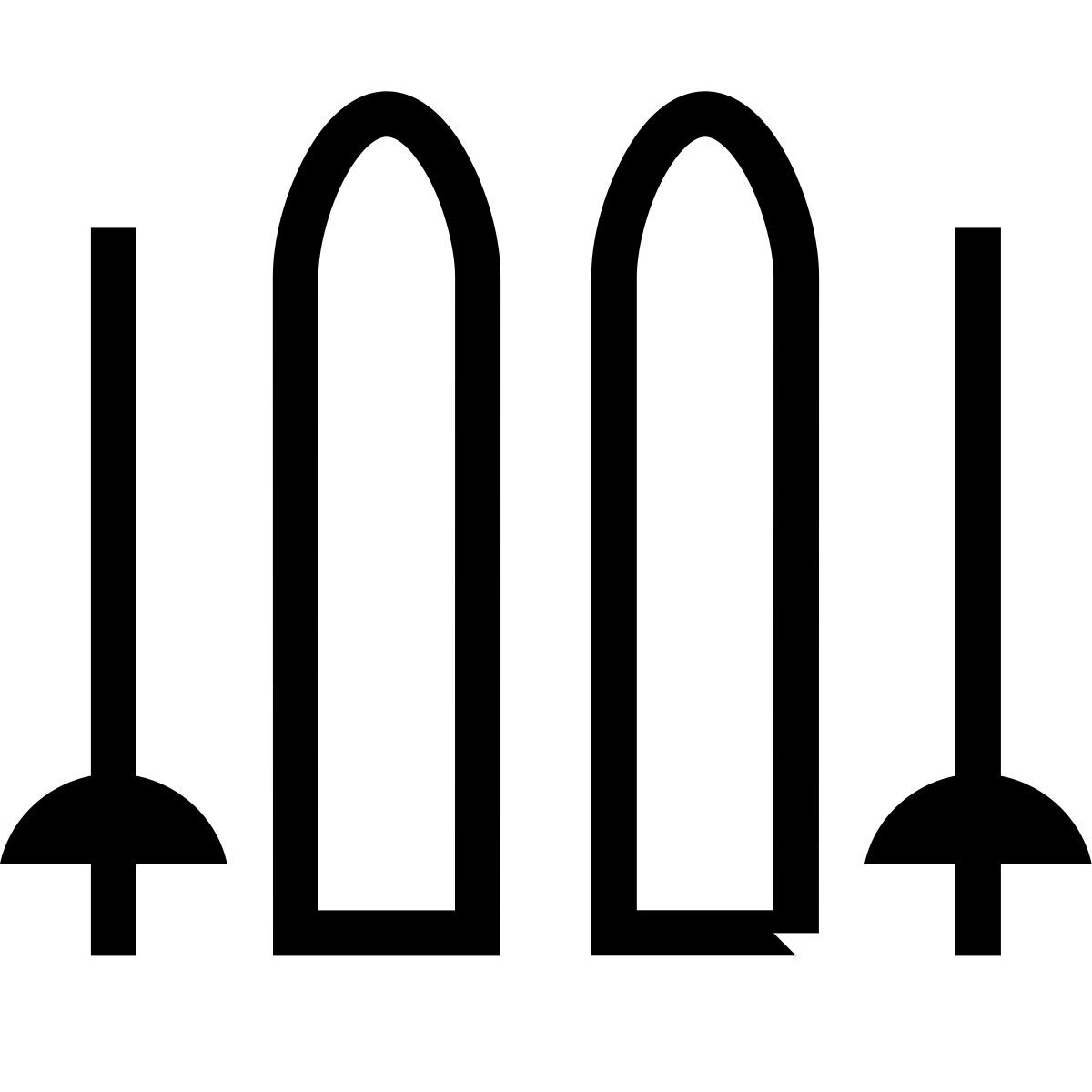 forma thin sharp style 스키 icon