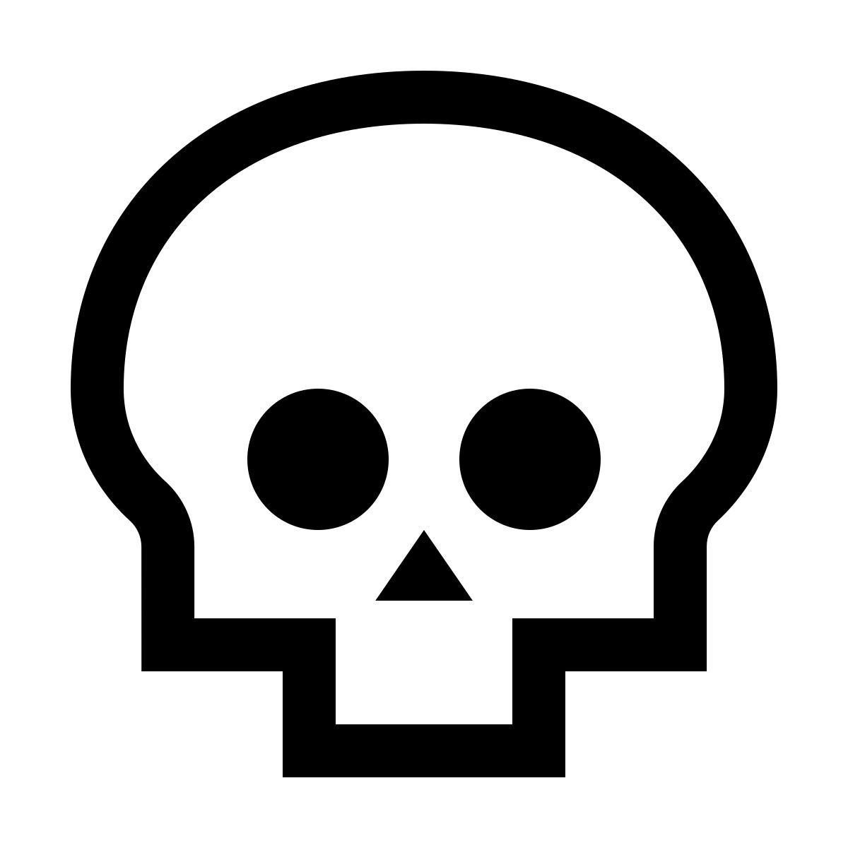 forma thin sharp style esqueleto icon