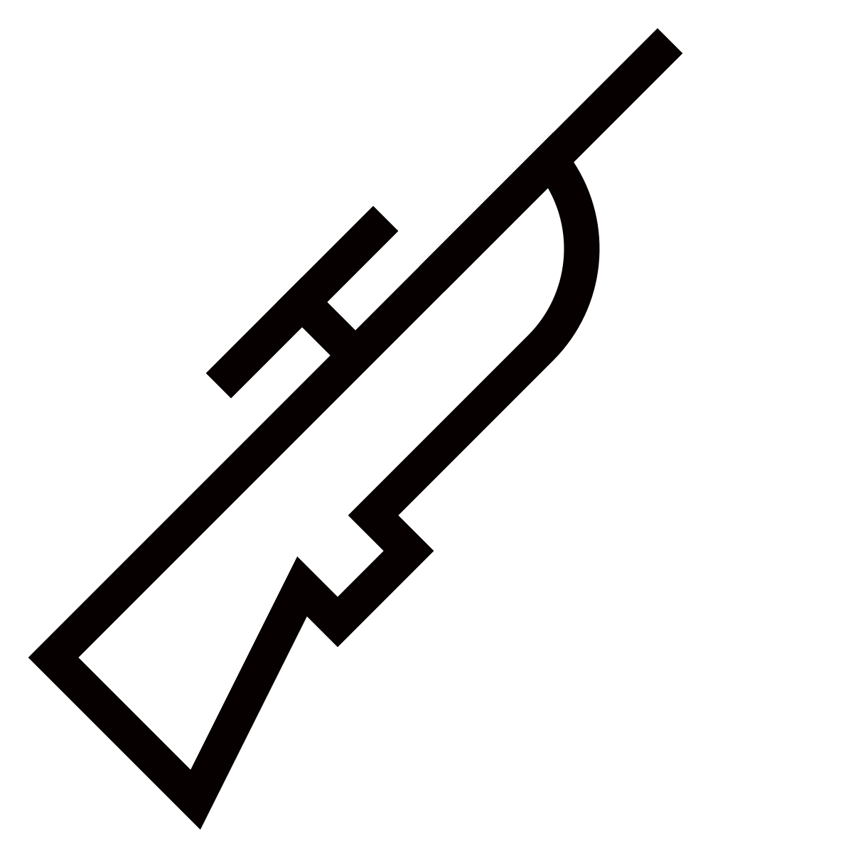 forma thin sharp style sniper rifle icon
