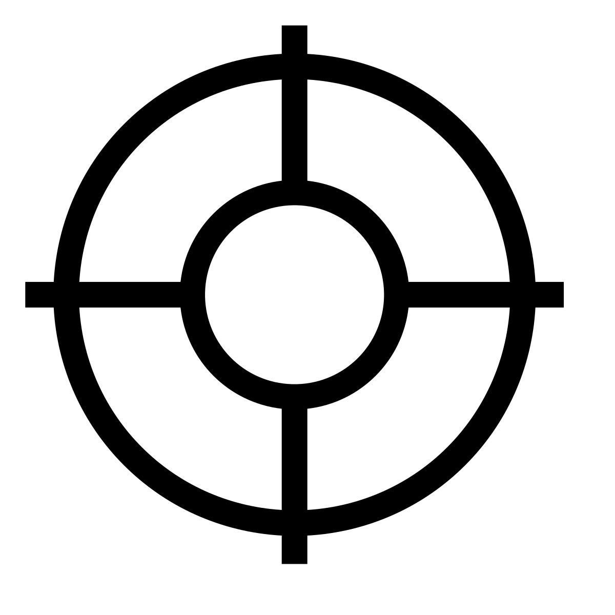 forma thin sharp style sniper scope icon