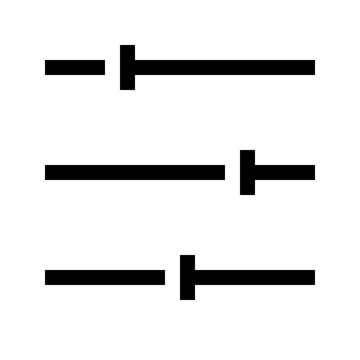 forma thin sharp style slider icon