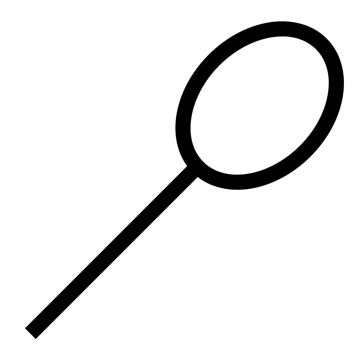 forma thin sharp style cuchara icon