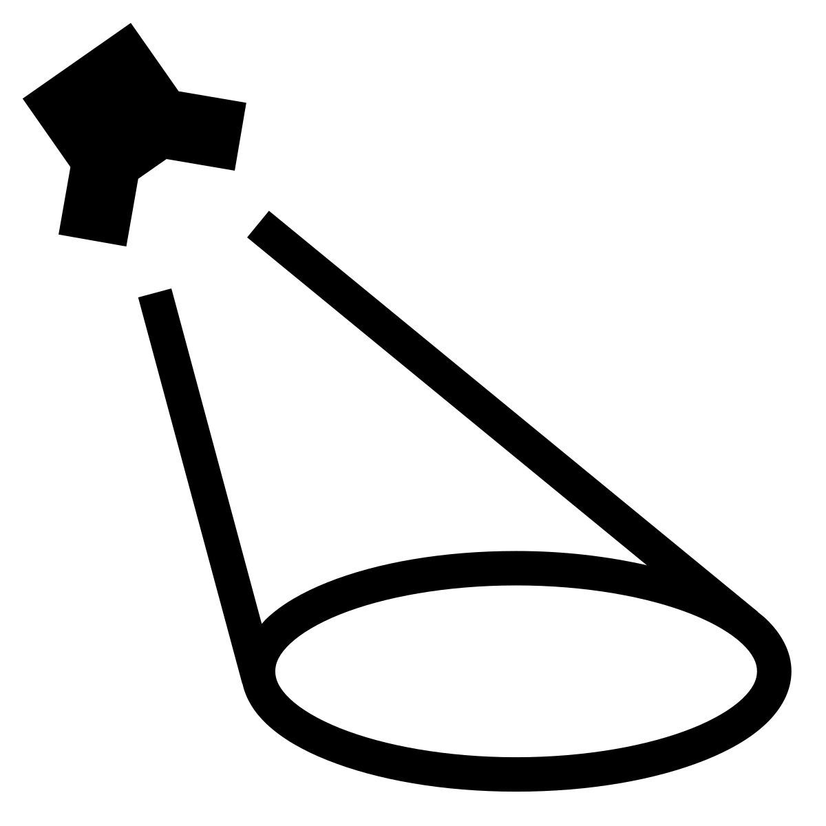 forma thin sharp style riflettore icon