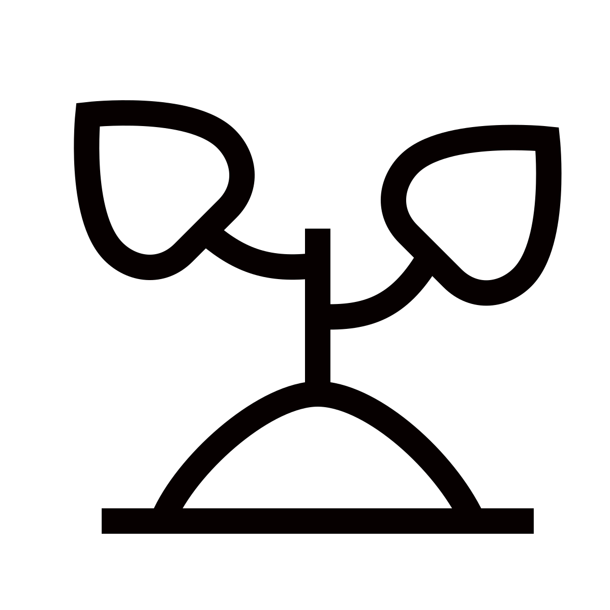 forma thin sharp style sprout icon
