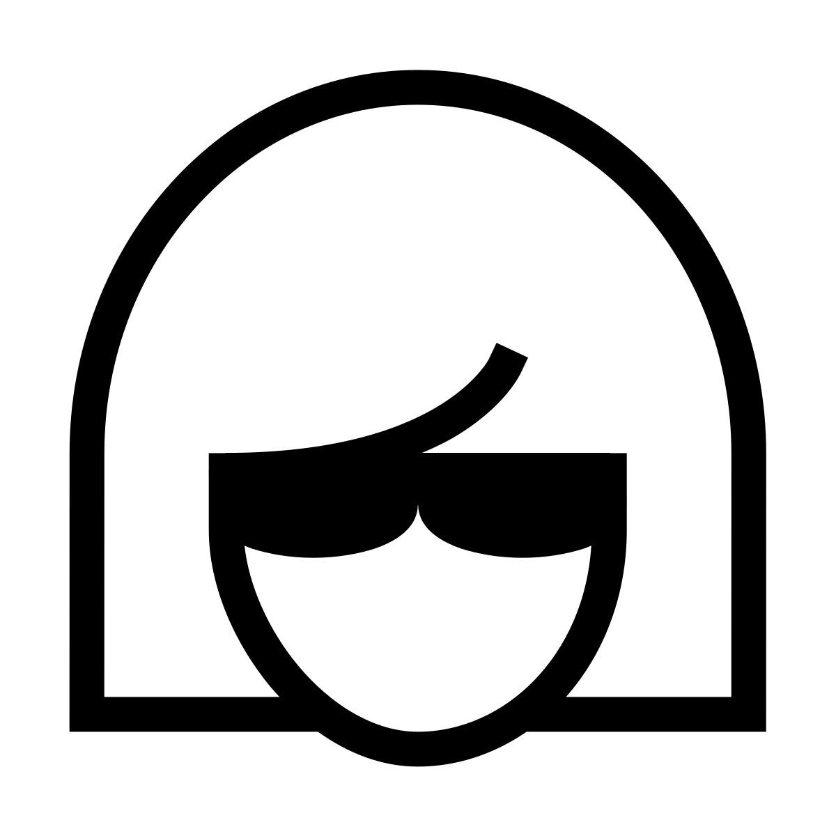 forma thin sharp style spion weiblich icon