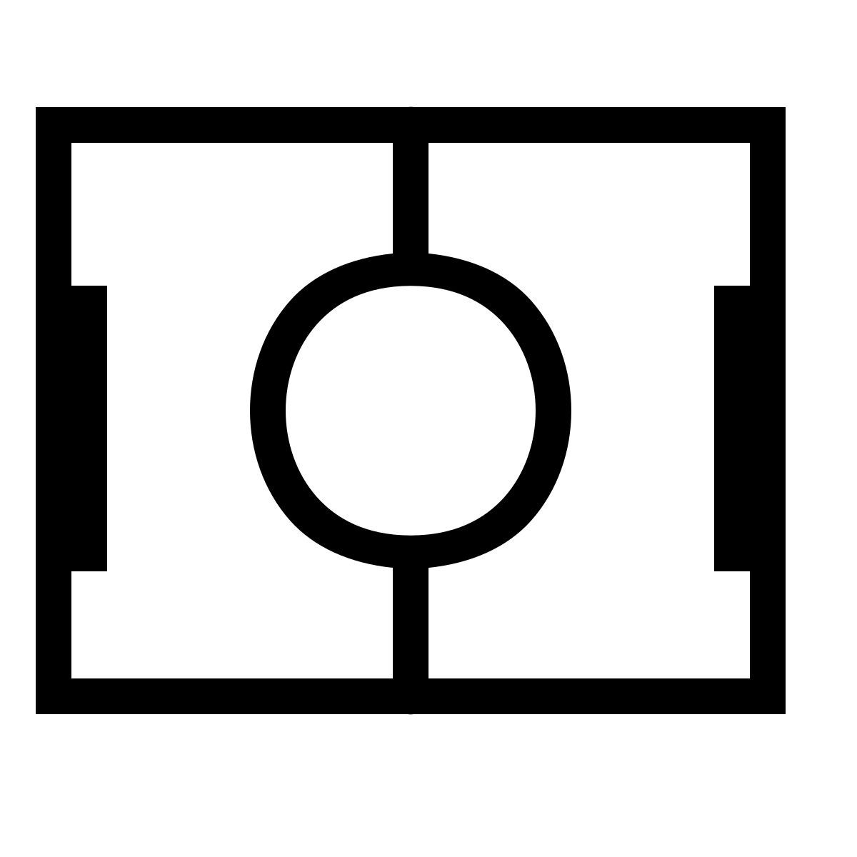 forma thin sharp style 体育场 icon