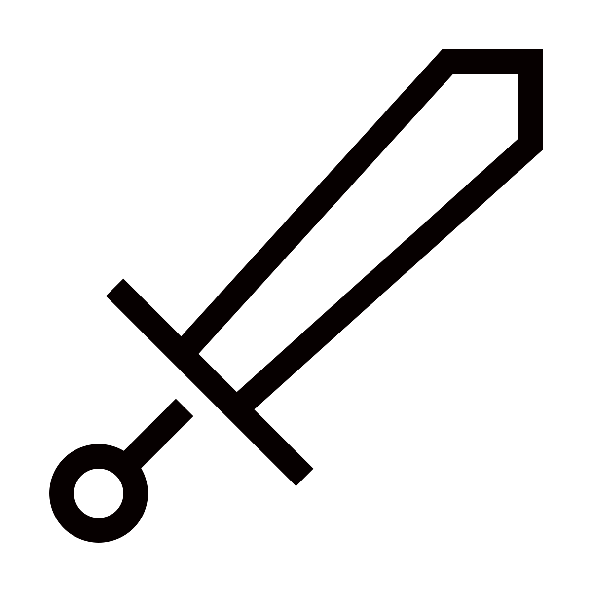 forma thin sharp style sword icon