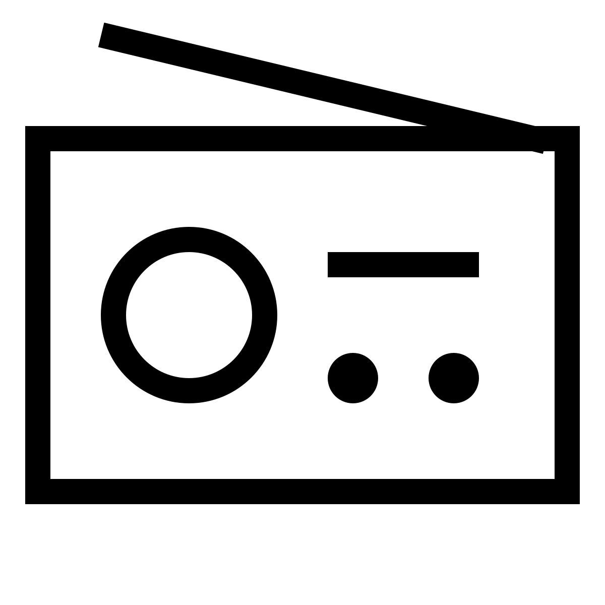 forma thin sharp style radio station icon