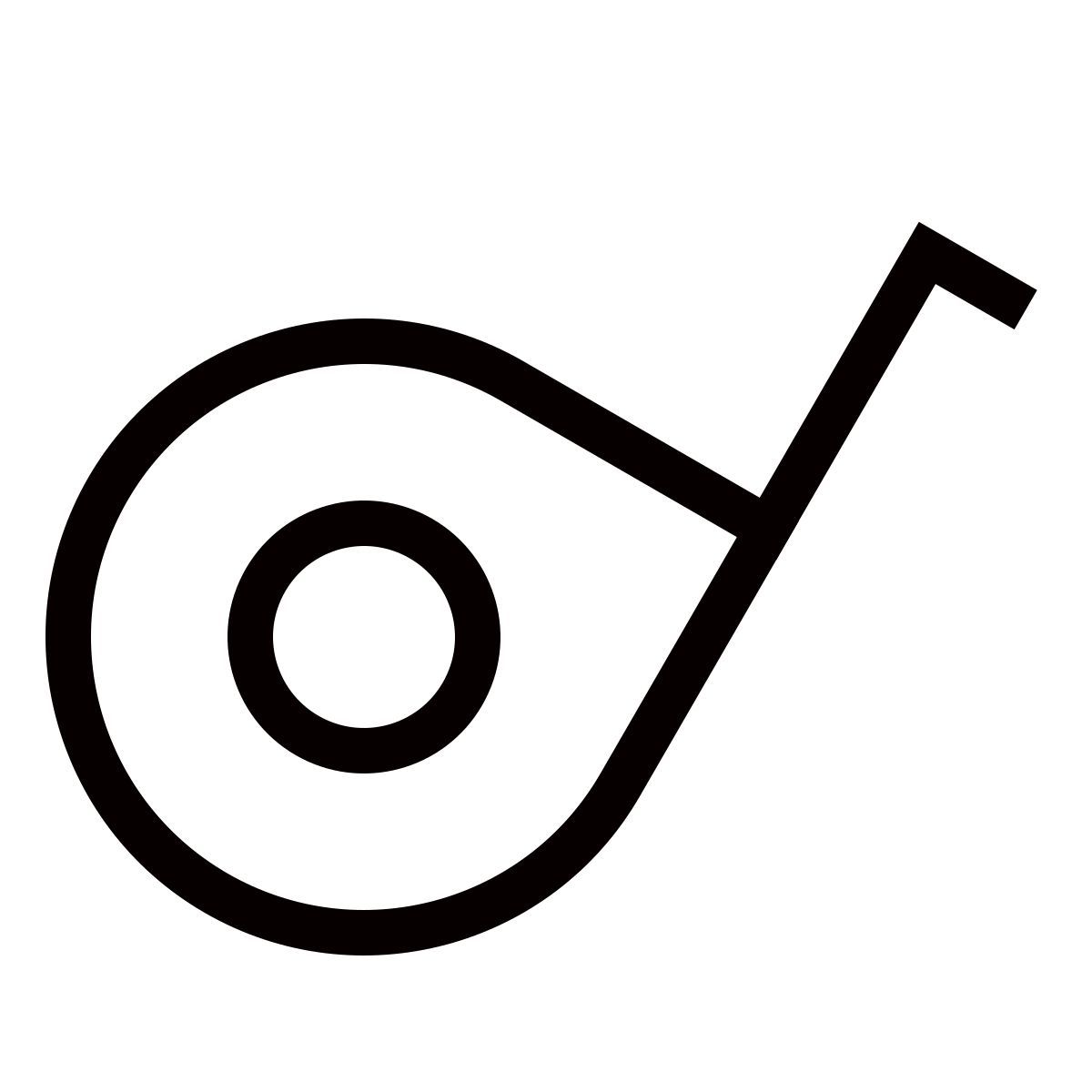 forma thin sharp style tape measure icon