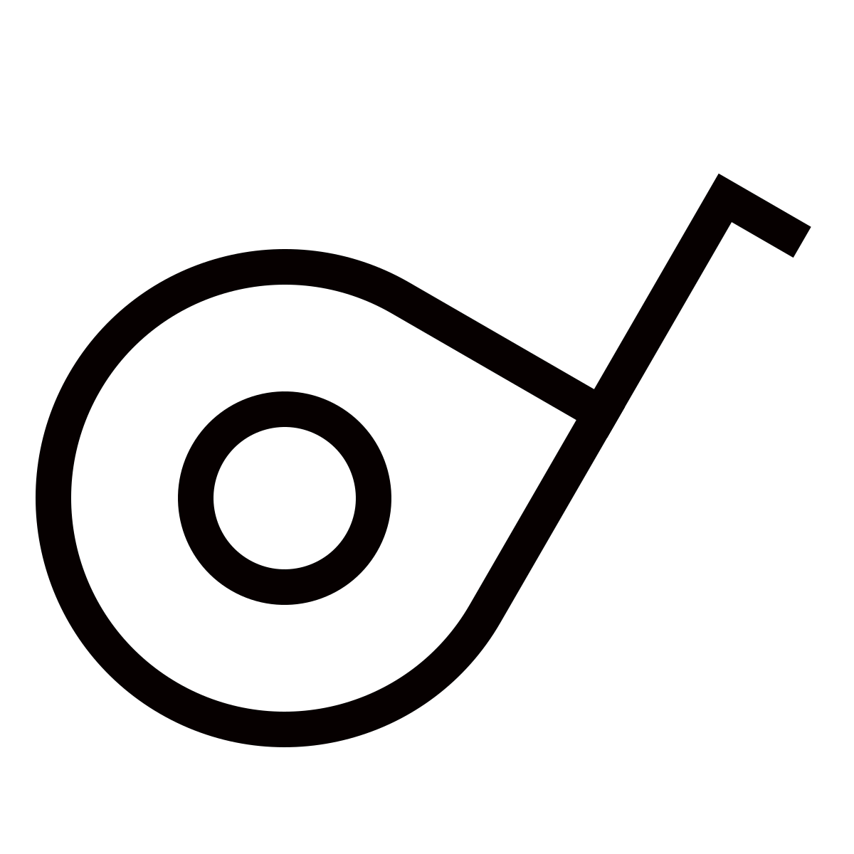 forma thin sharp style tape measure icon