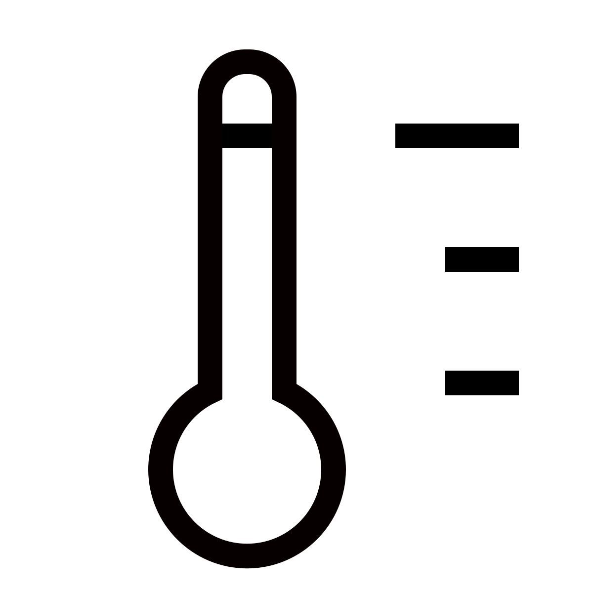 forma thin sharp style temperatura icon