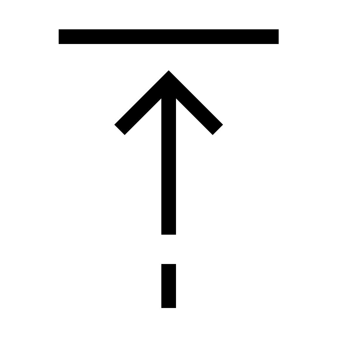 forma thin sharp style subir icon