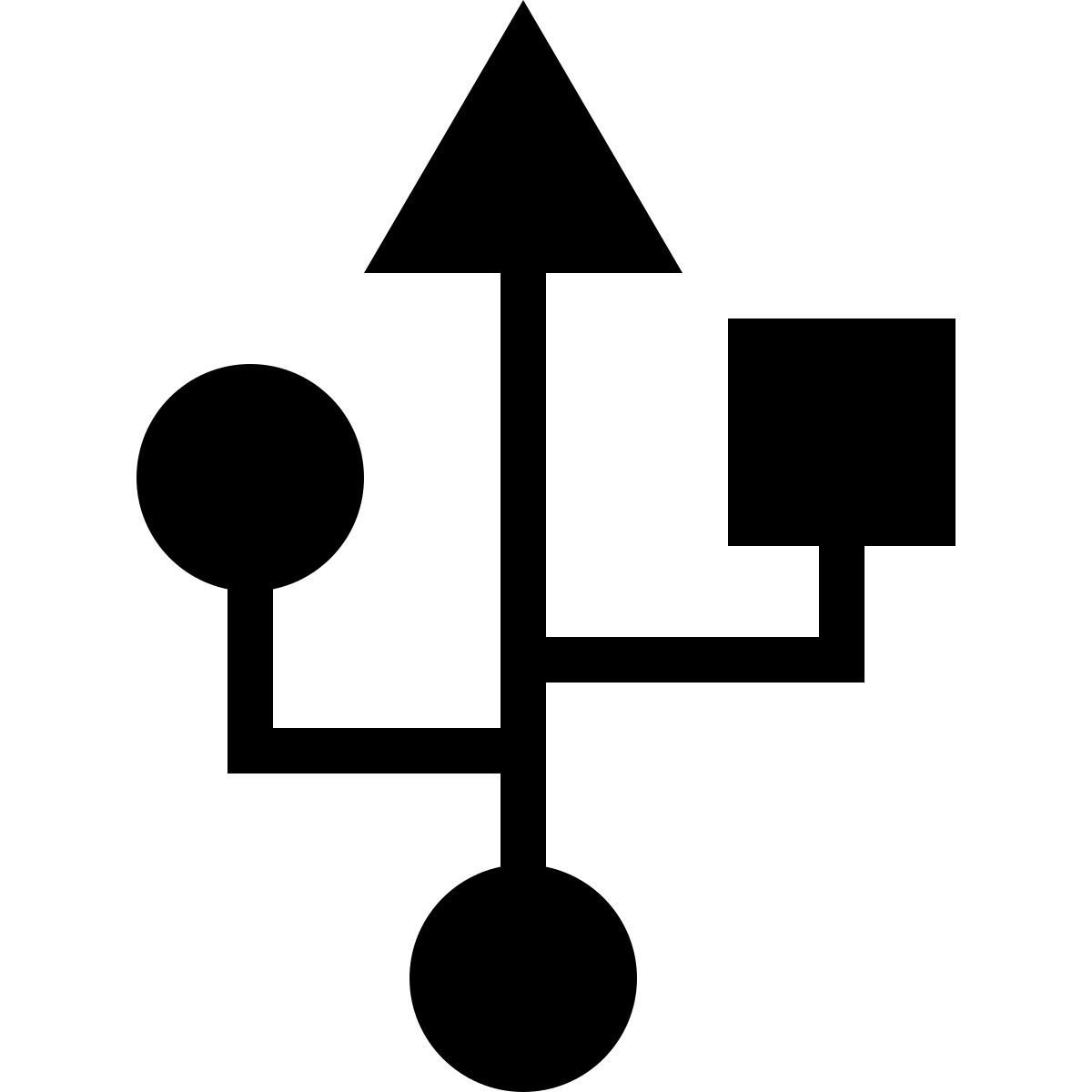 forma thin sharp style usb connector icon