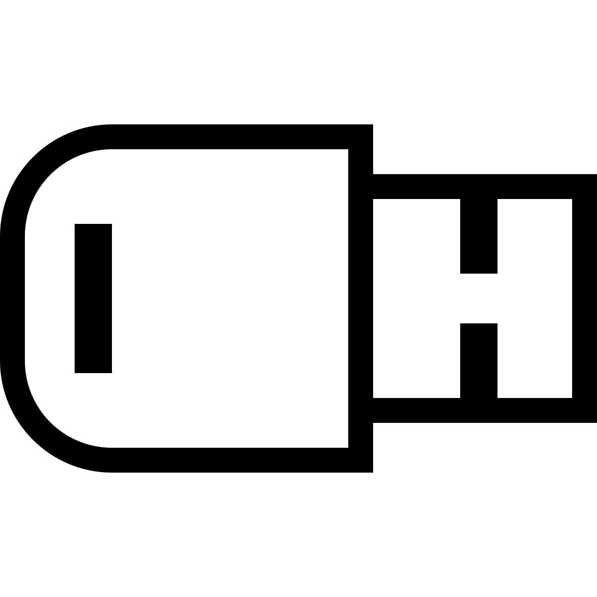 forma thin sharp style flash drive icon