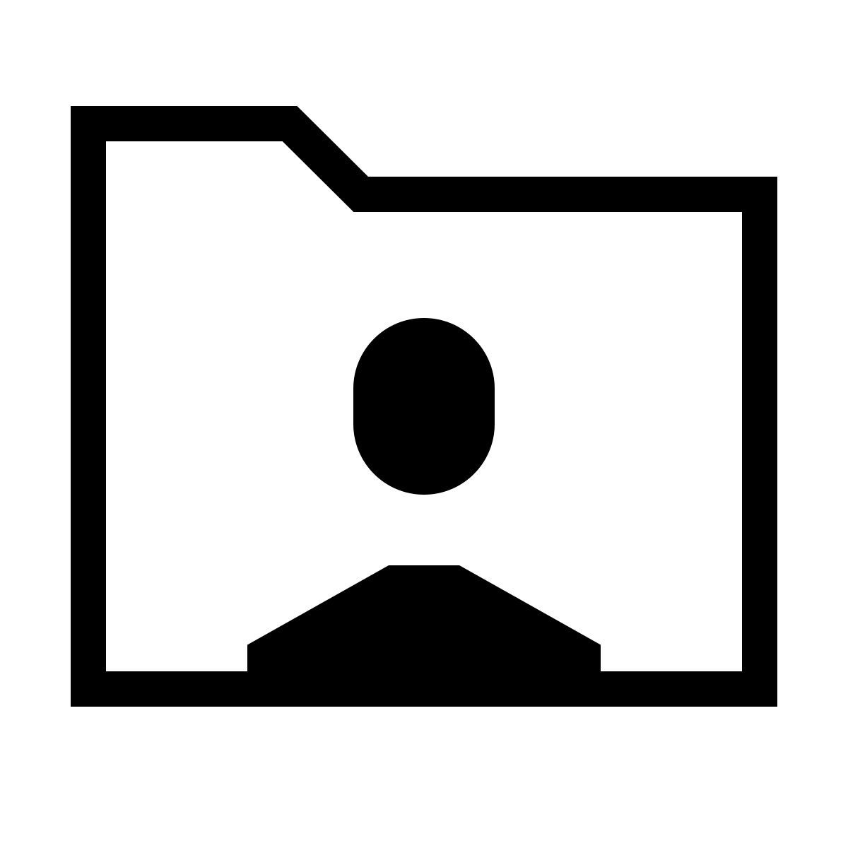 forma thin sharp style 用户文件夹 icon