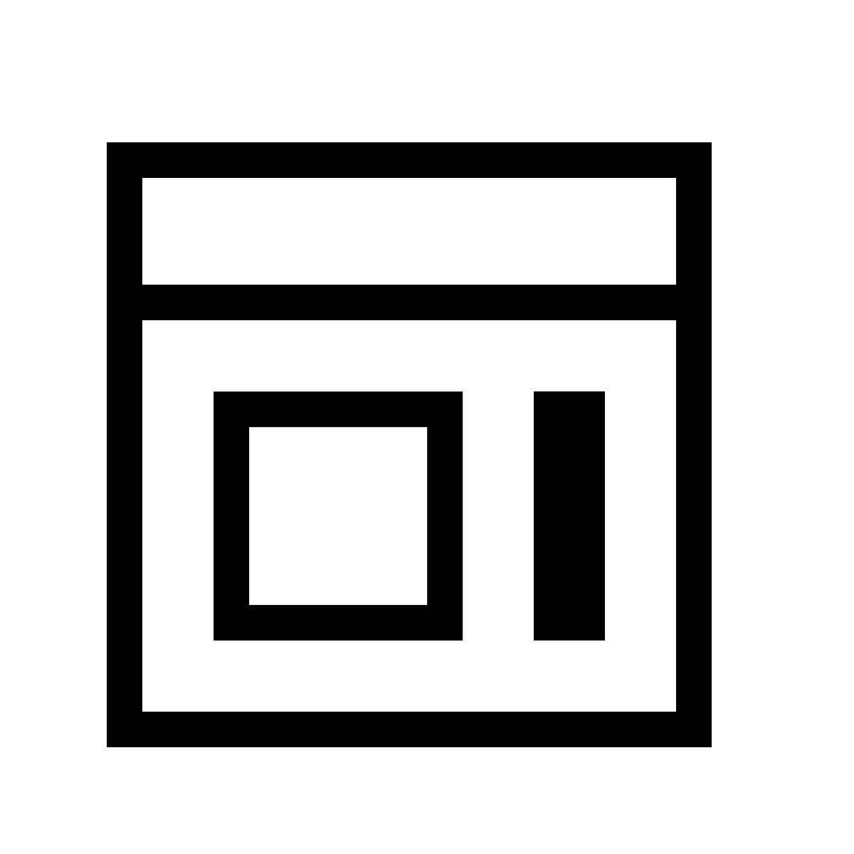 forma thin sharp style web icon