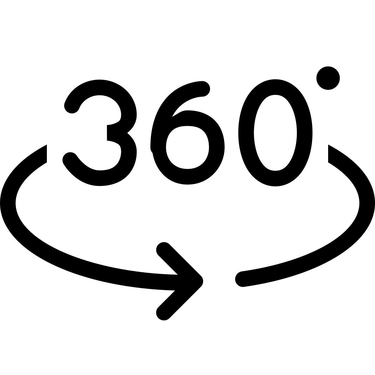 forma thin style 360도 보기 icon