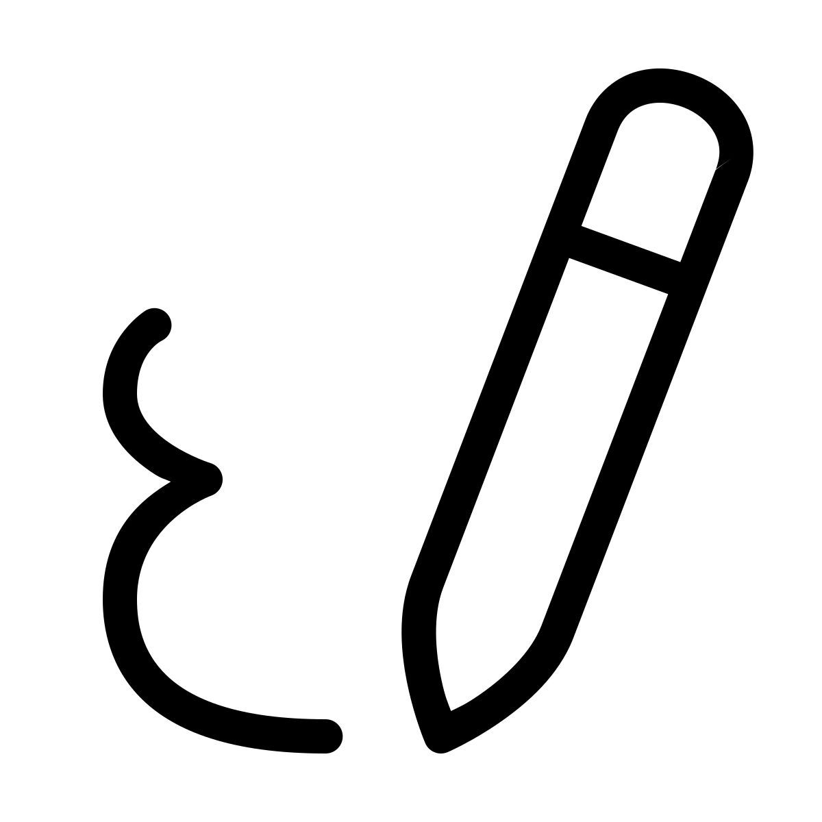 forma thin style autographe icon