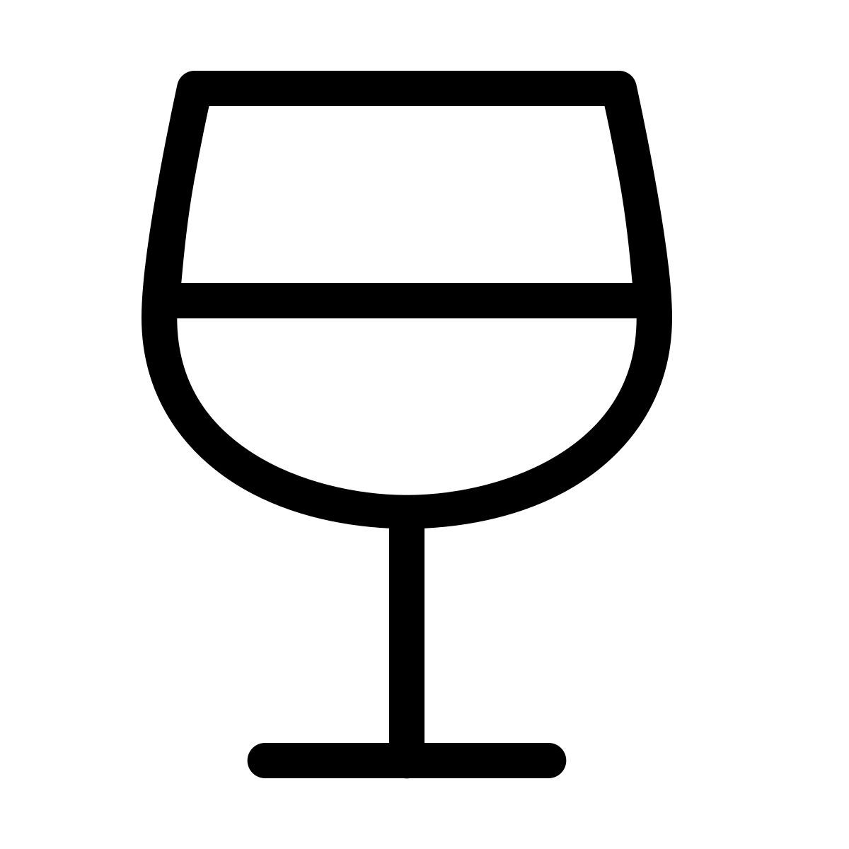 forma thin style wine bar icon