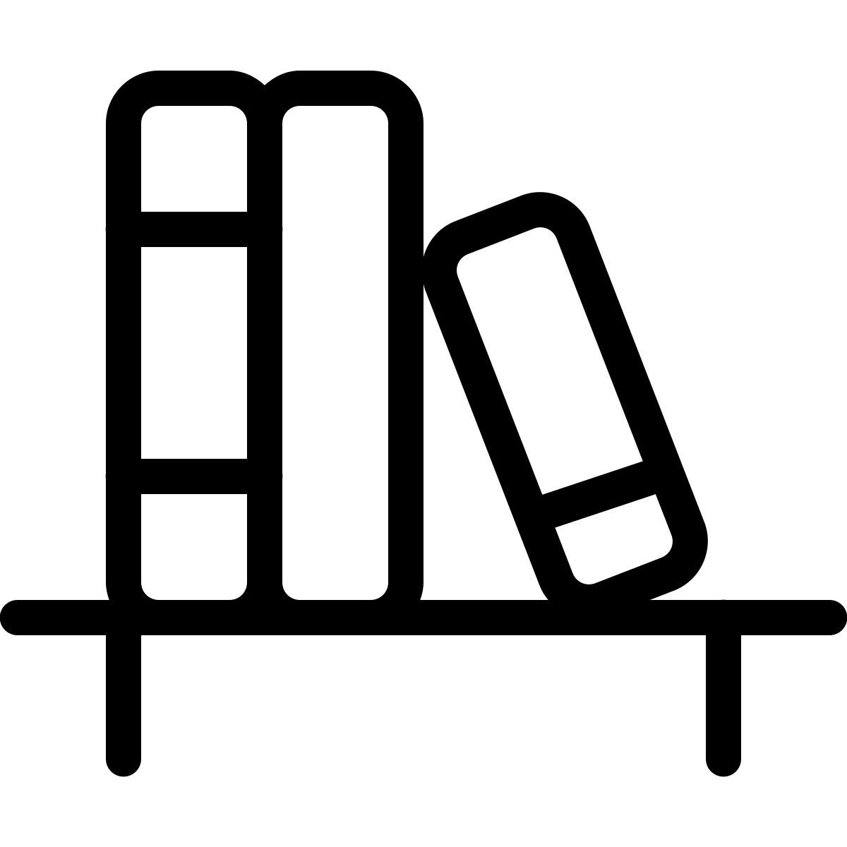 forma thin style 책 선반 icon