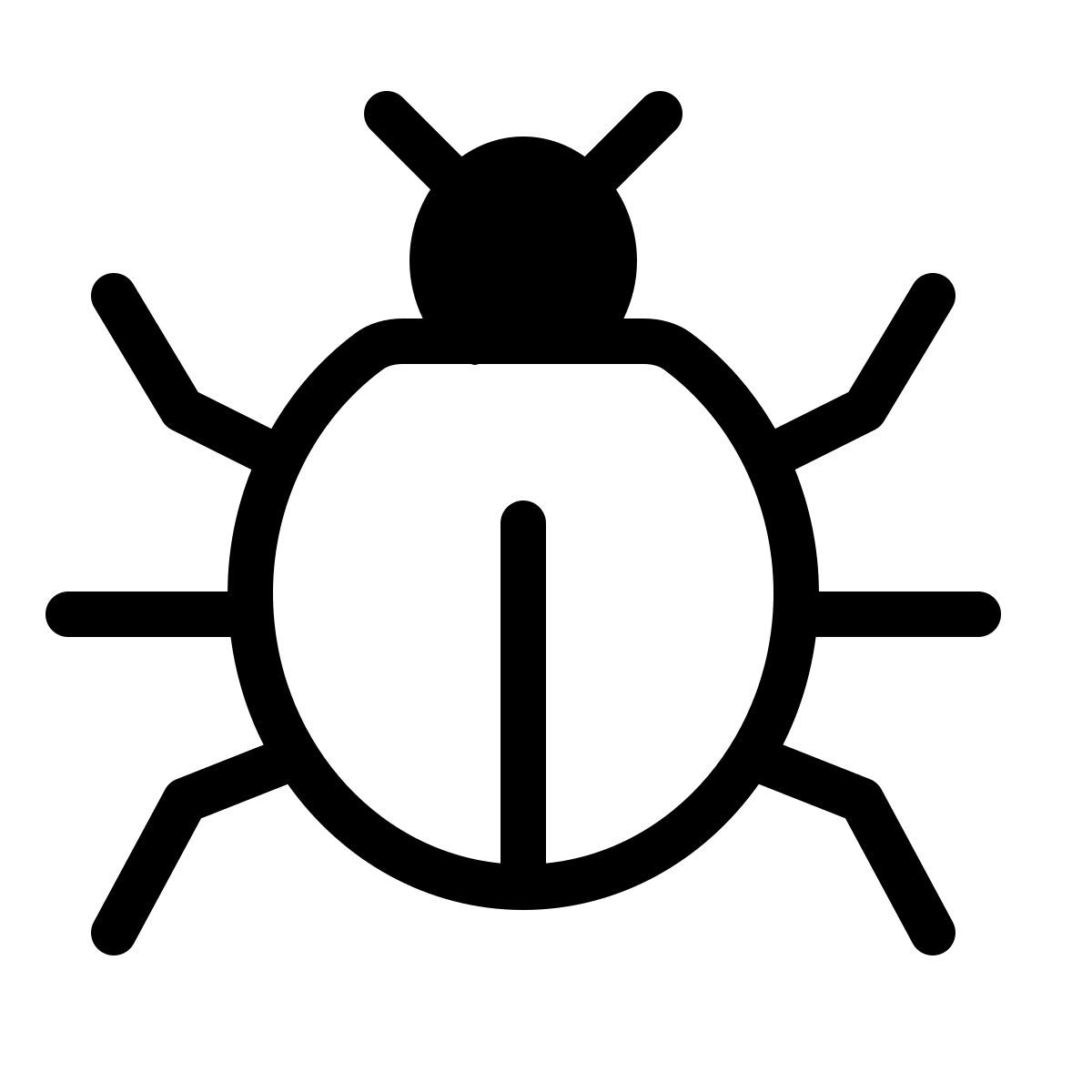 forma thin style bug icon