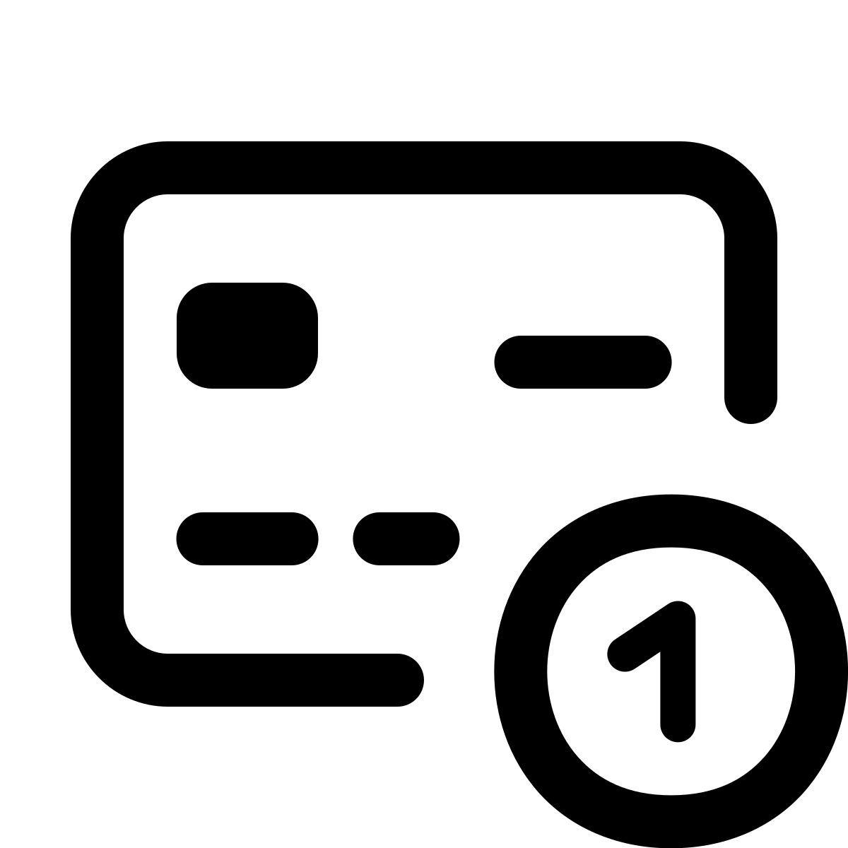 forma thin style cash and credit card icon