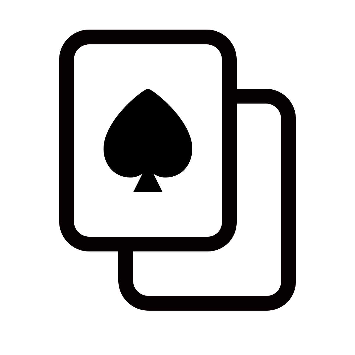 forma thin style cards icon