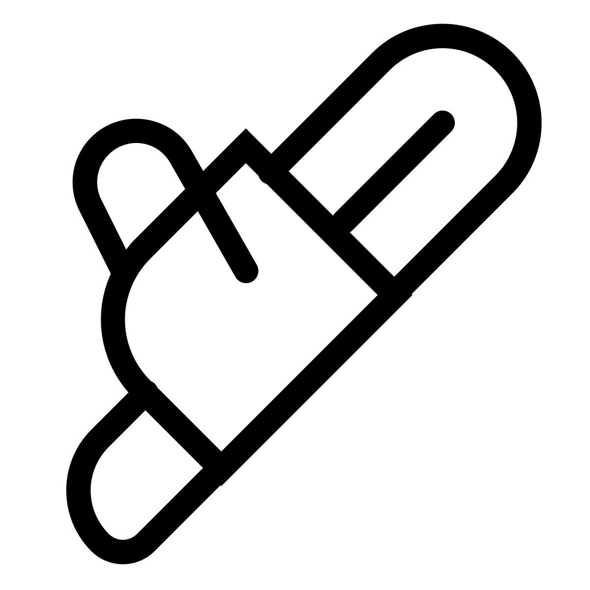 forma thin style chainsaw icon