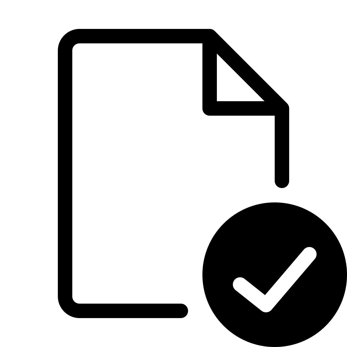 forma thin style datei überprüfen icon