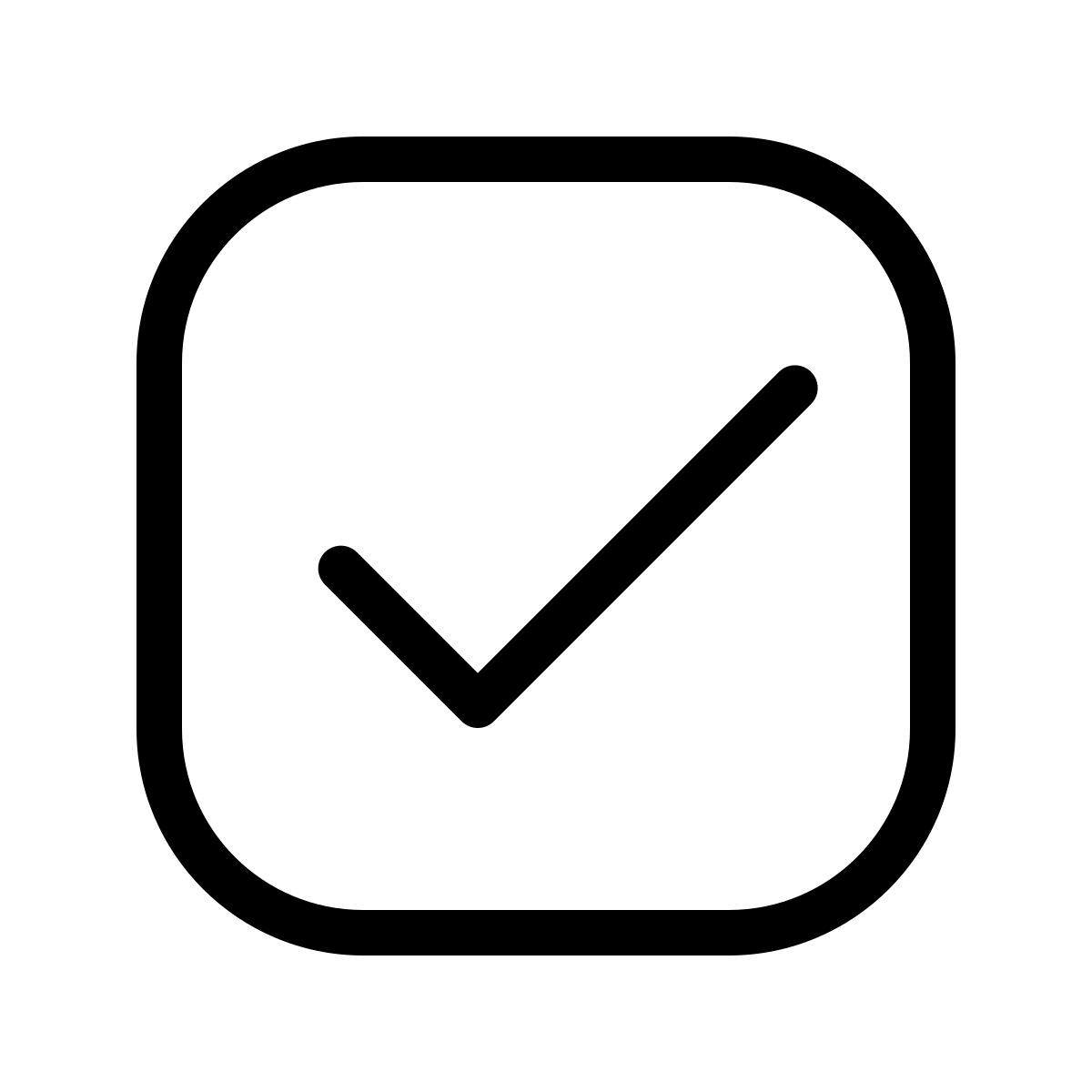 forma thin style 选中的复选框2 icon