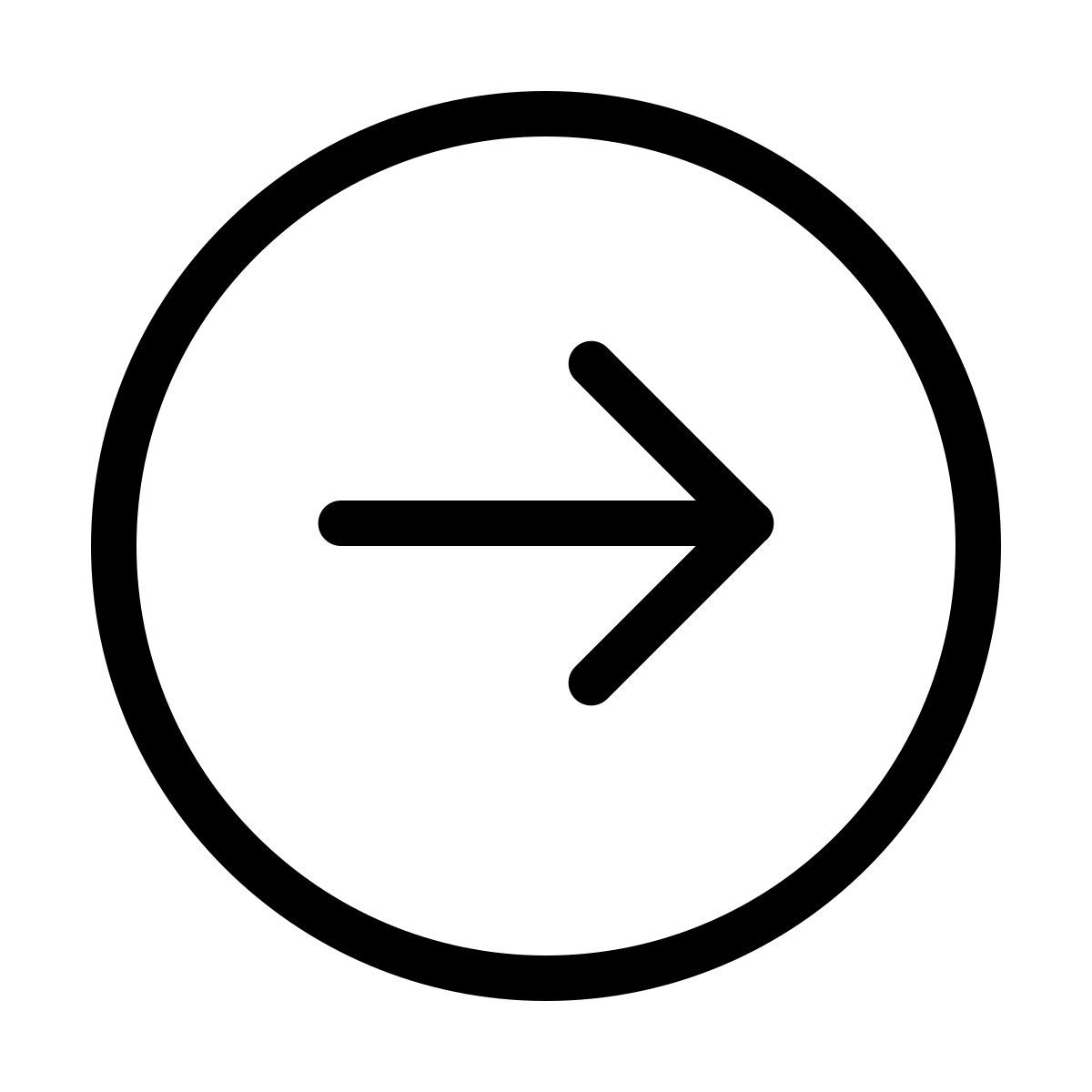 forma thin style eingekreist rechts 2 icon