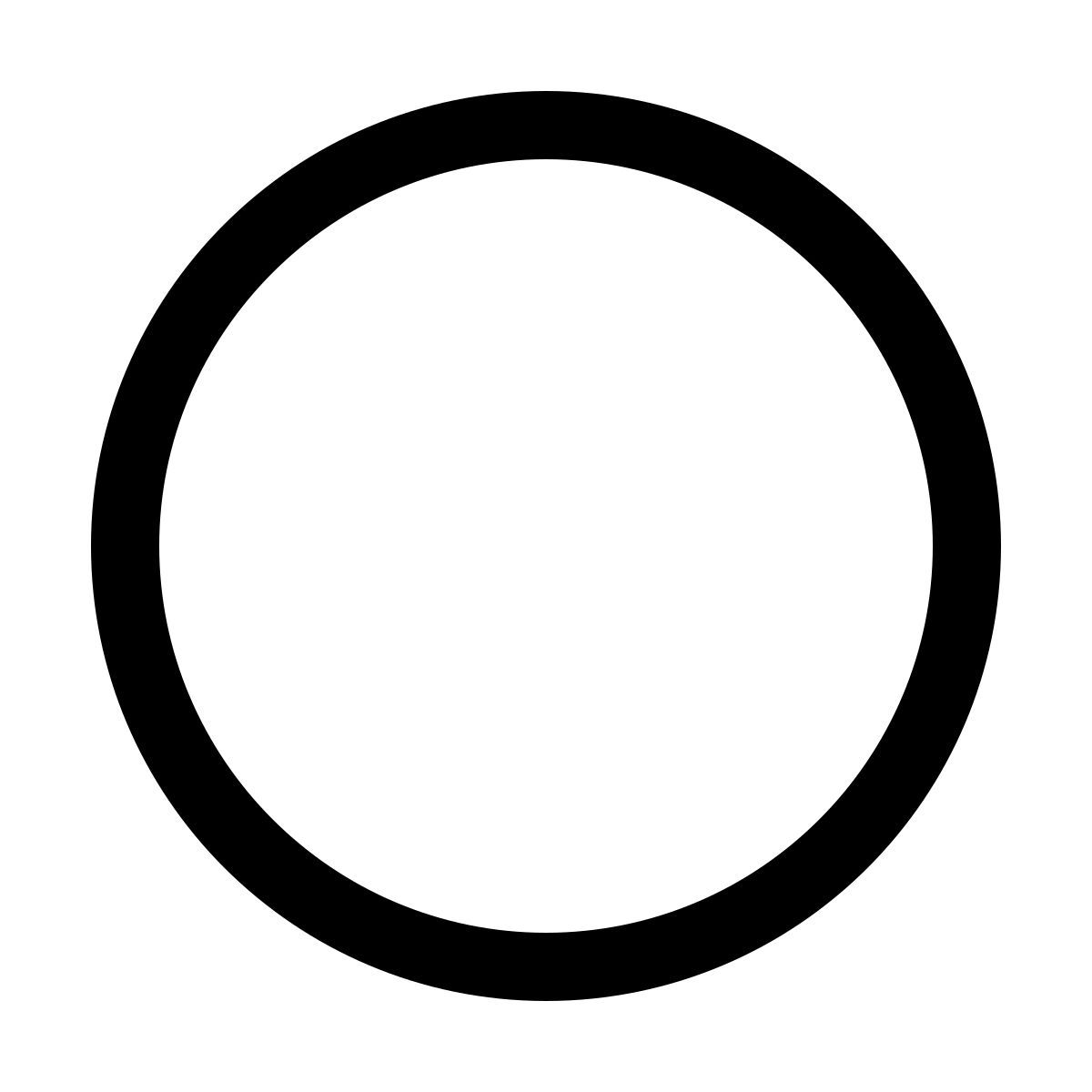 forma thin style circle icon