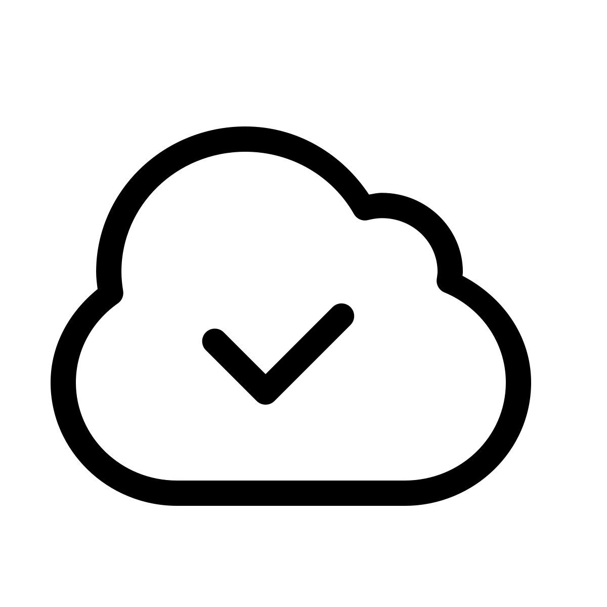 forma thin style 클라우드 검사 icon