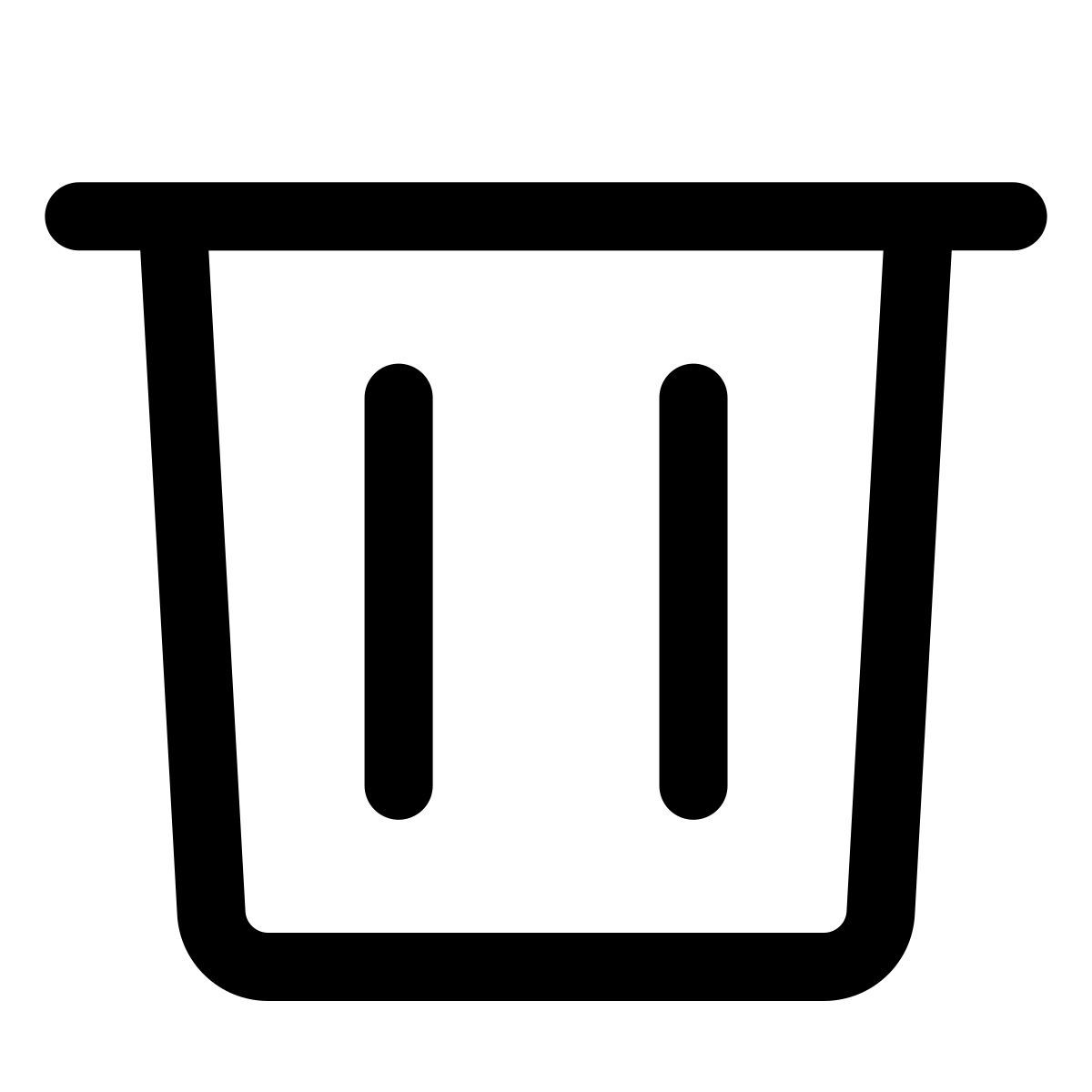 forma thin style 清空回收站 icon