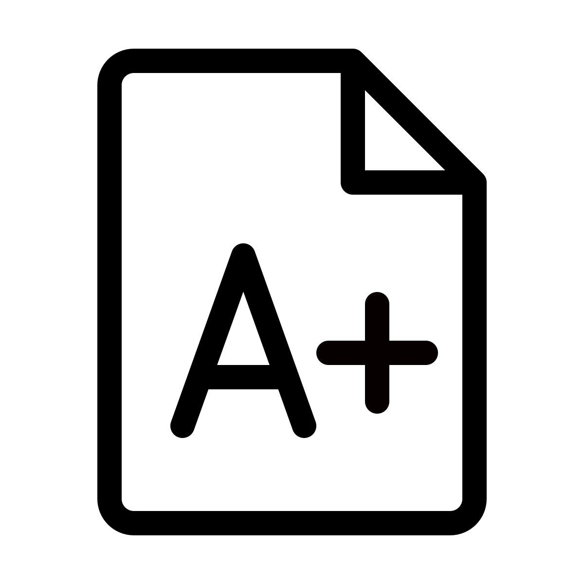 forma thin style exam icon