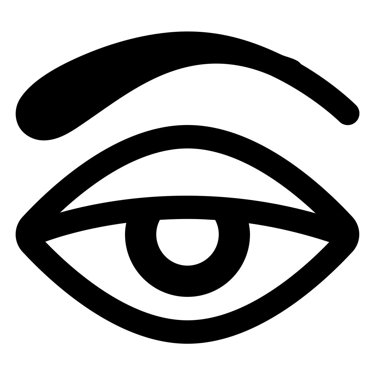 forma thin style eyebrow icon