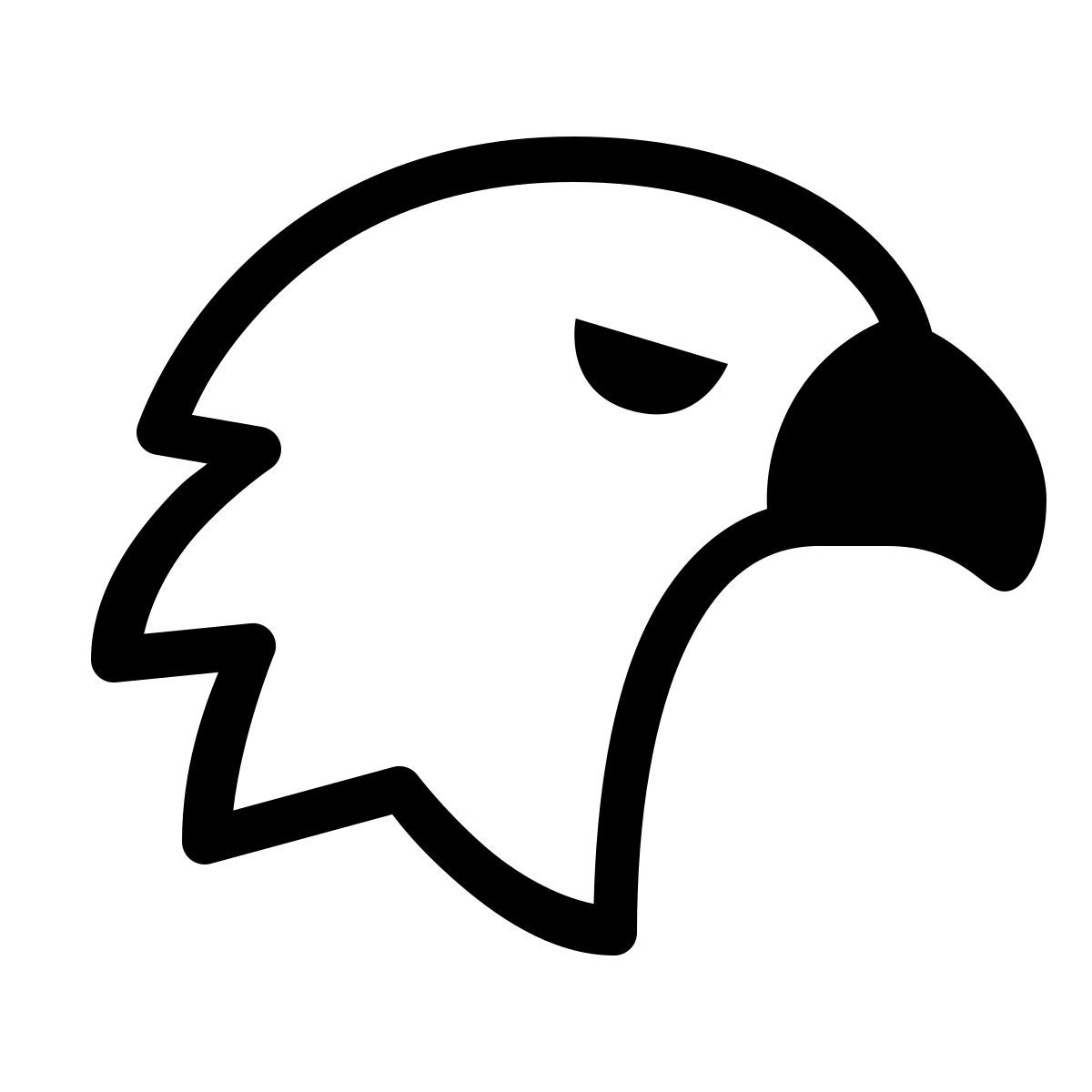 forma thin style falcon icon