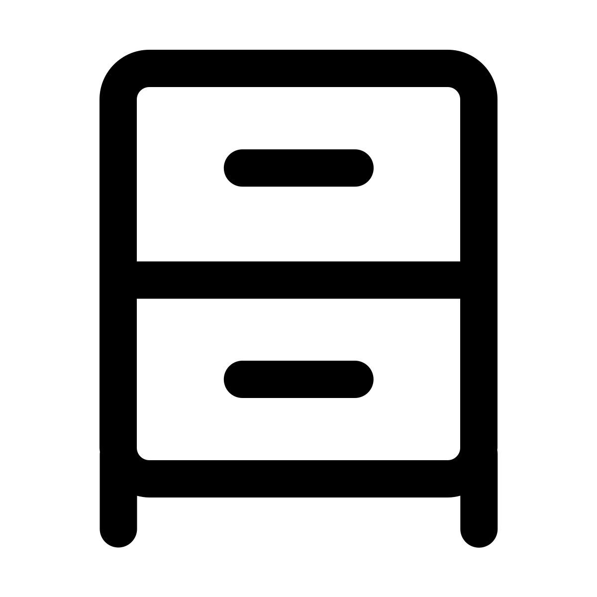 forma thin style filing cabinet icon