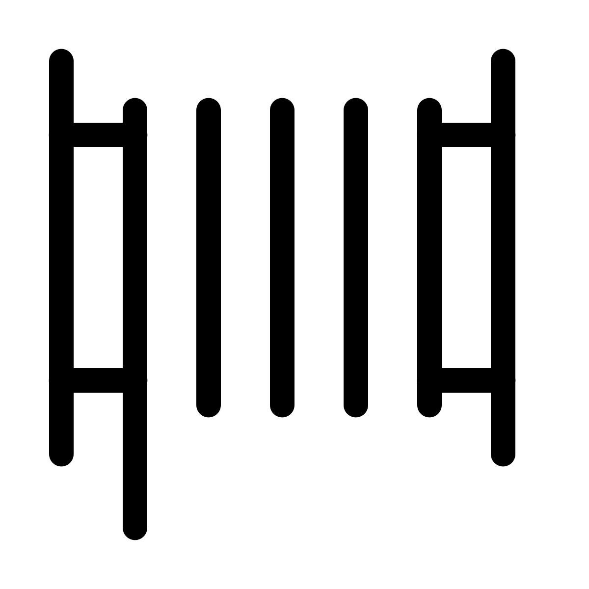 forma thin style mangueira de incêndio icon