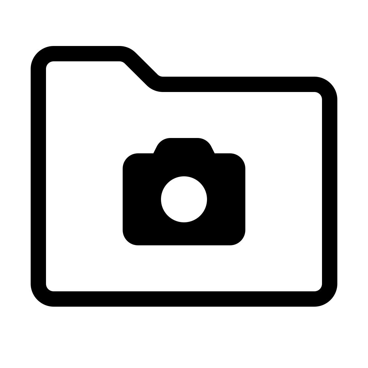 forma thin style images folder icon