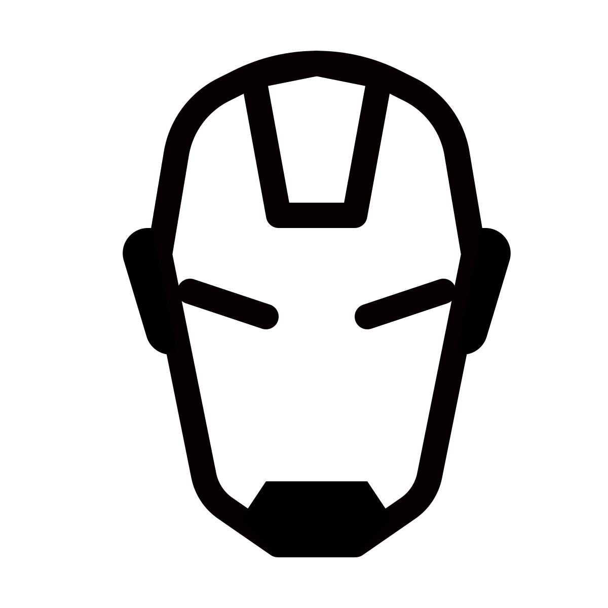forma thin style iron man icon